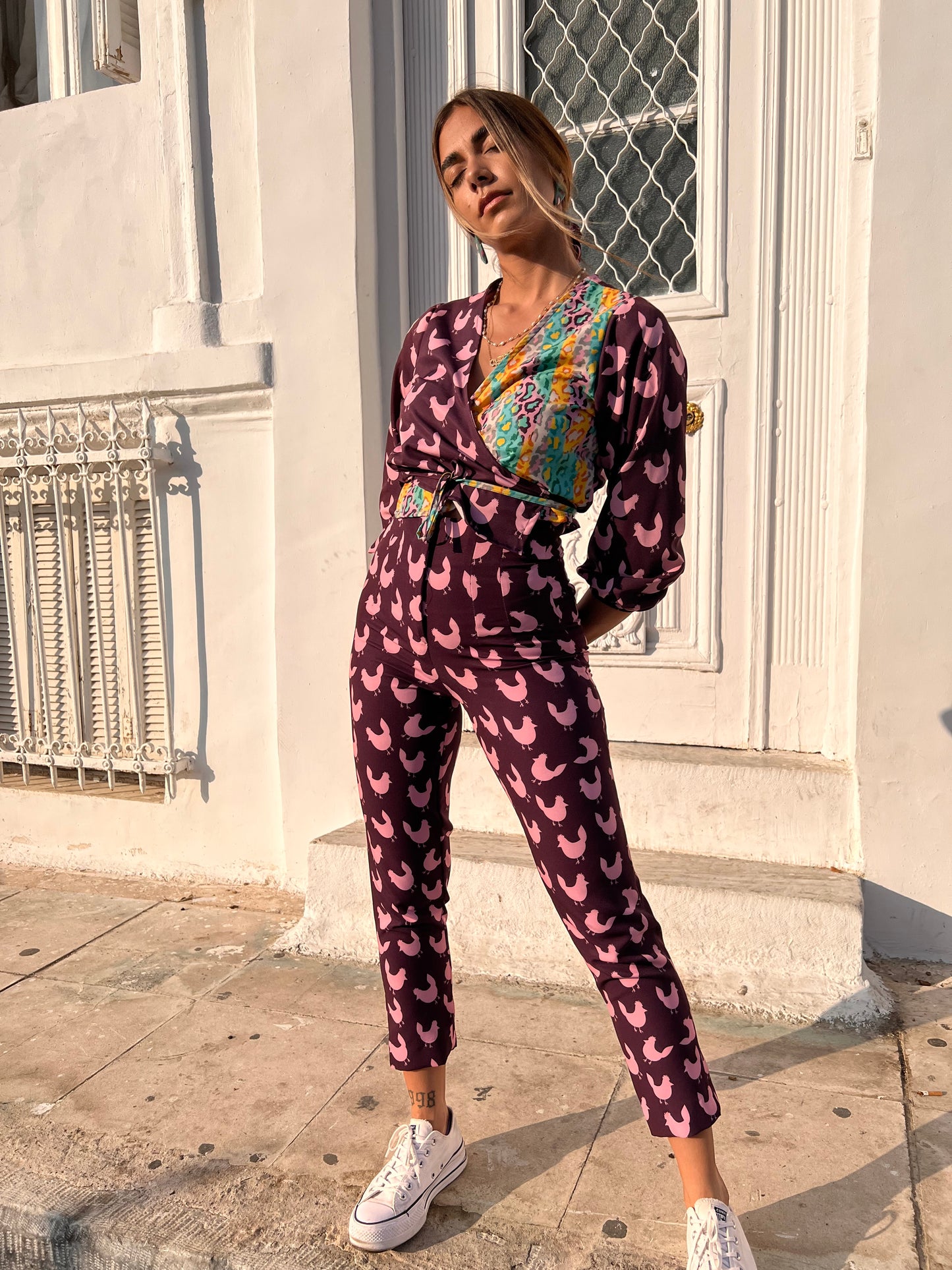 Rooster Wrap Top
